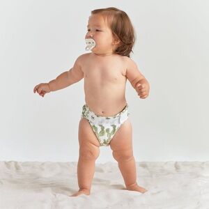 Honest® - Cotton Muslin Hybrid Reusable Cloth Diaper Cover - Large - 22-40 lbs